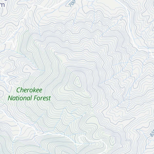 Map of Rag Mountain