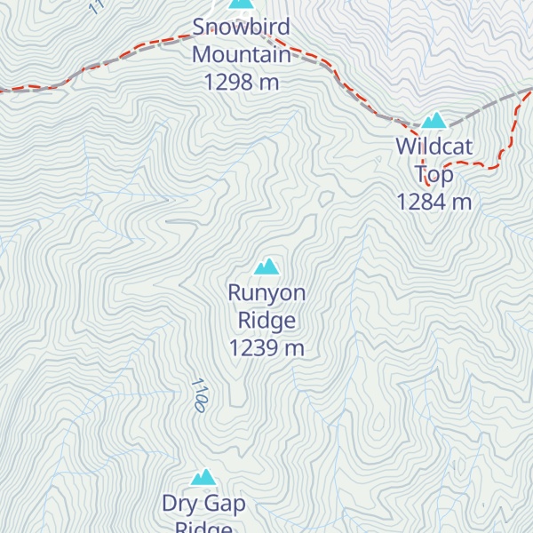Map of Runyon Ridge