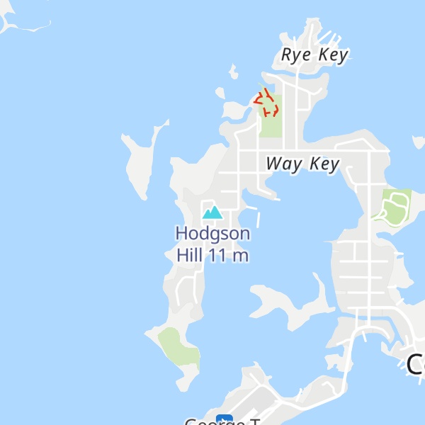 Map of Hodgson Hill