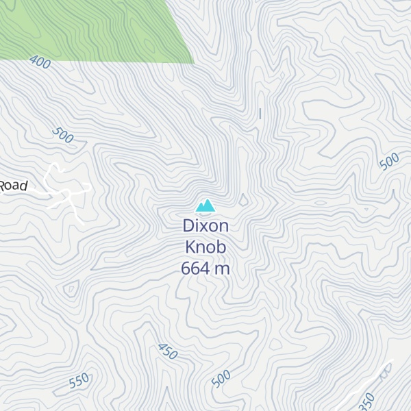 Map of Dixon Knob