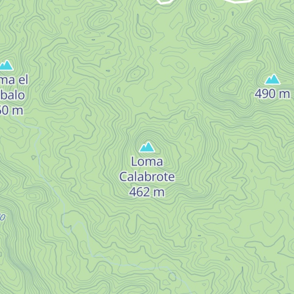 Map of Loma Calabrote