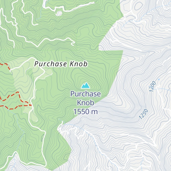 Map of Purchase Knob