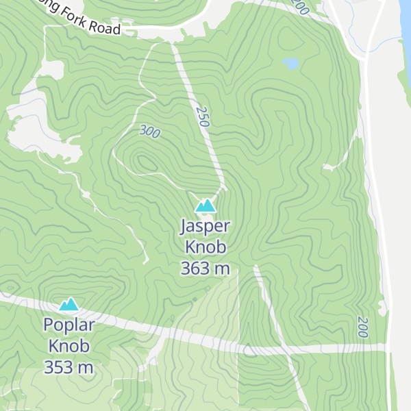Map of Jasper Knob
