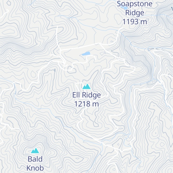 Map of Ell Ridge