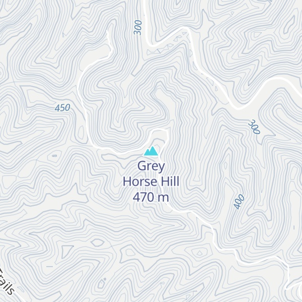 Map of Grey Horse Hill