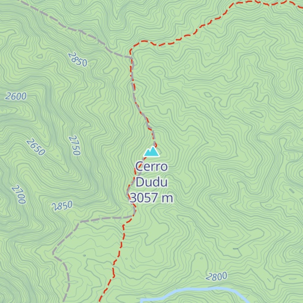 Map of Cerro Dudu