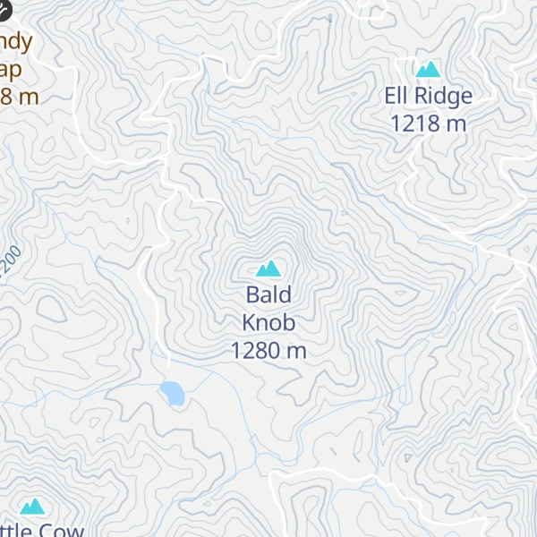 Map of Bald Knob