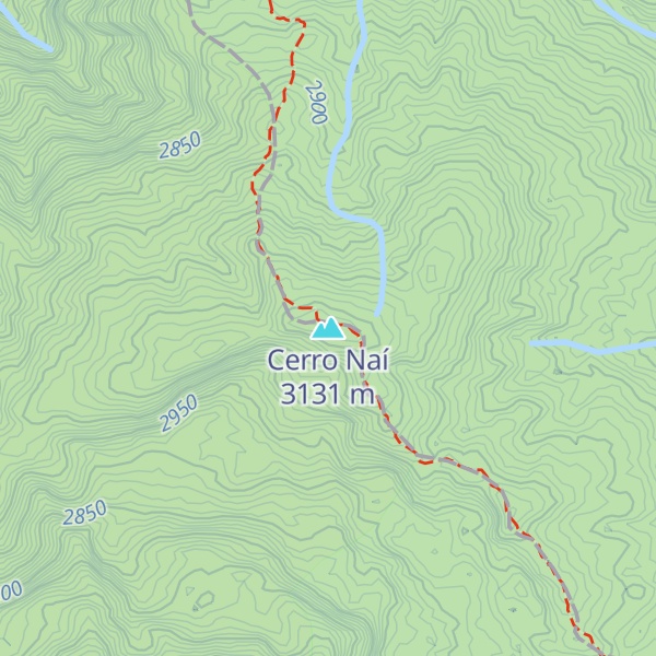 Map of Cerro Naí
