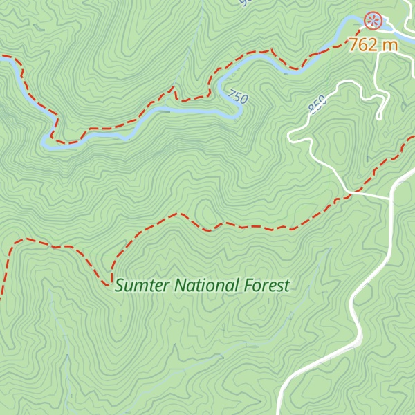 Map of Medlin Mountain