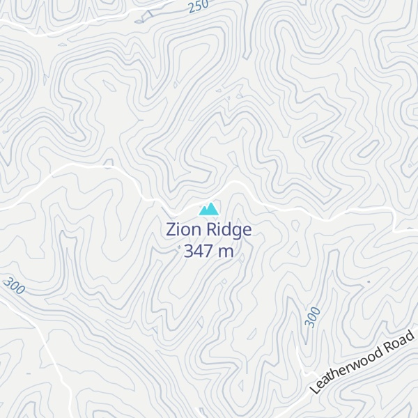 Map of Zion Ridge