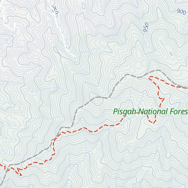 Map of Peaked Knob