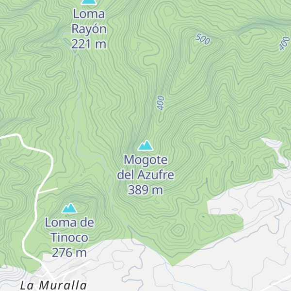 Map of Mogote del Azufre