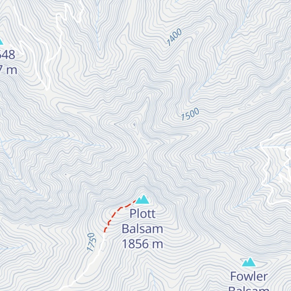 Map of Eaglenest Ridge
