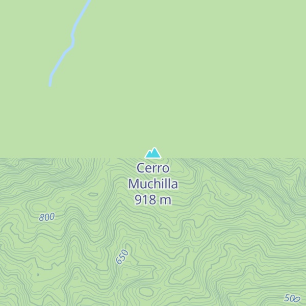 Map of Cerro Muchilla