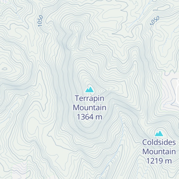 Map of Terrapin Mountain