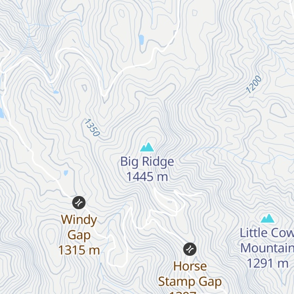 Map of Big Ridge