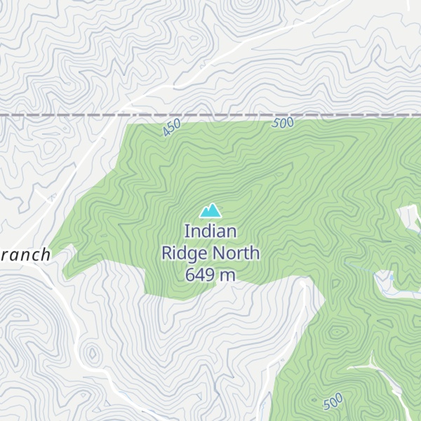 Map of Indian Ridge North