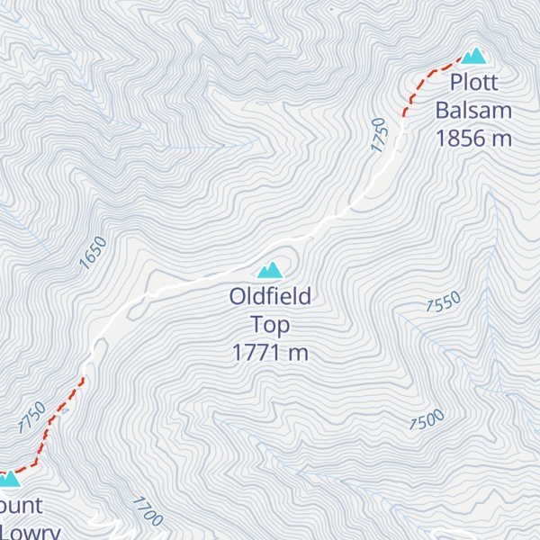 Map of Oldfield Top