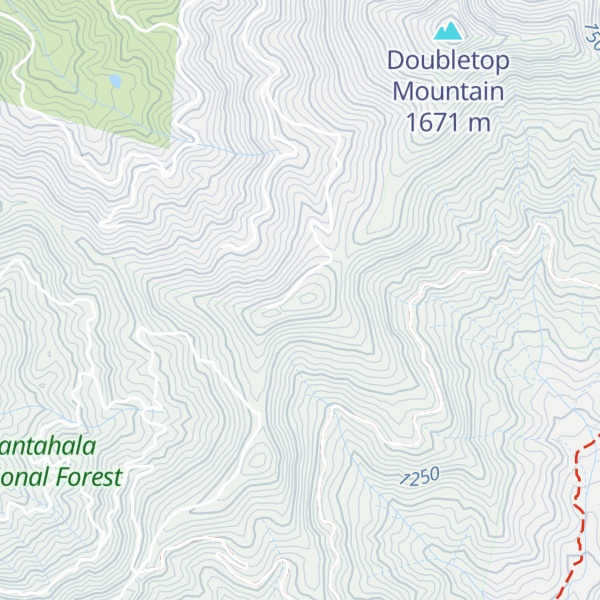 Map of Fern Mountain