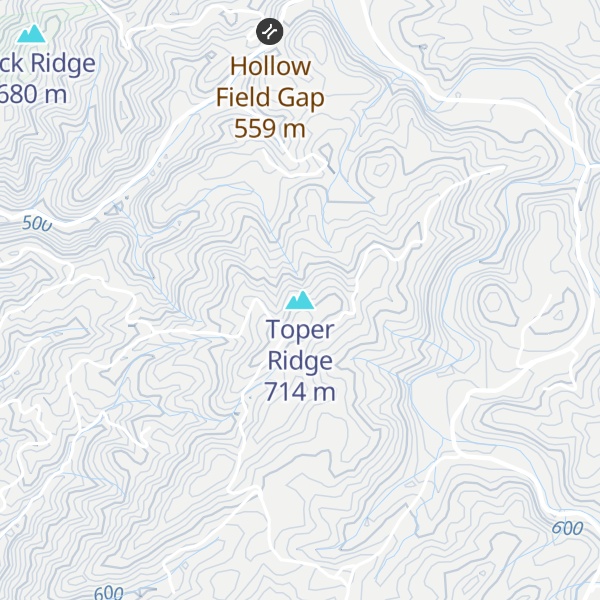 Map of Toper Ridge