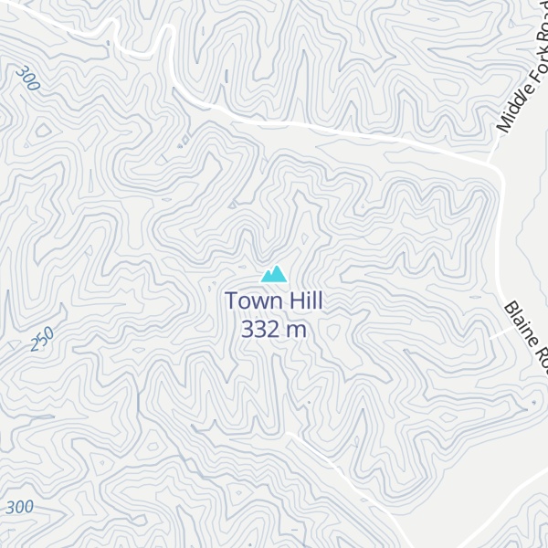 Map of Town Hill