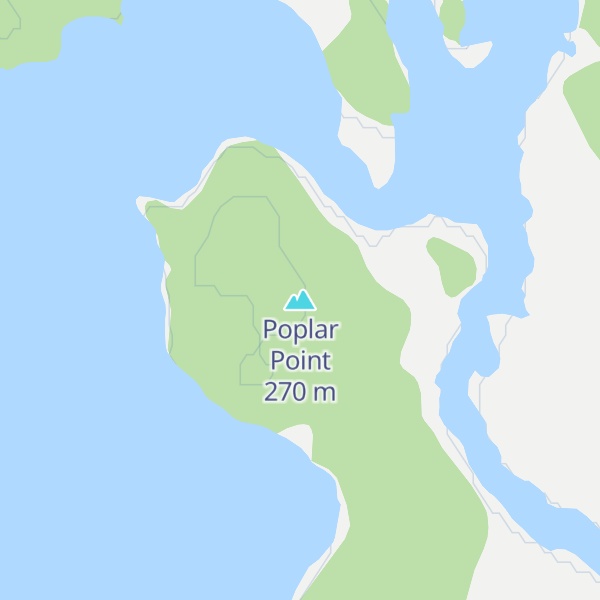 Map of Poplar Point