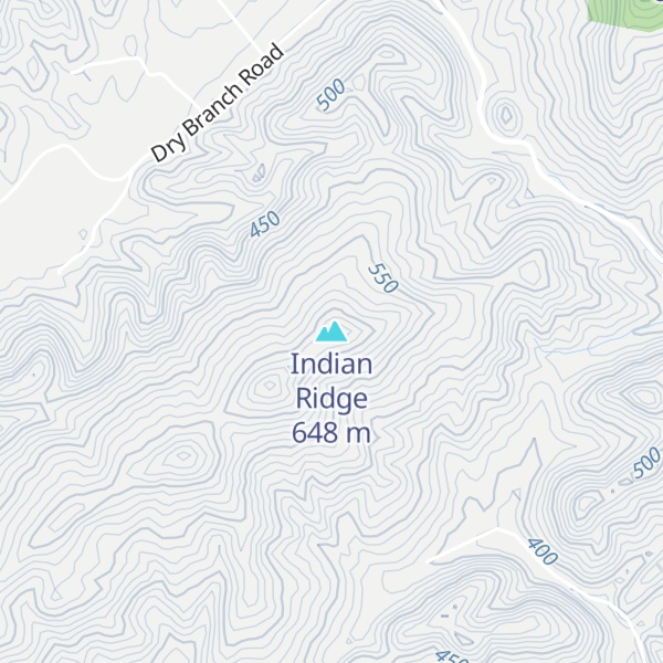 Map of Indian Ridge