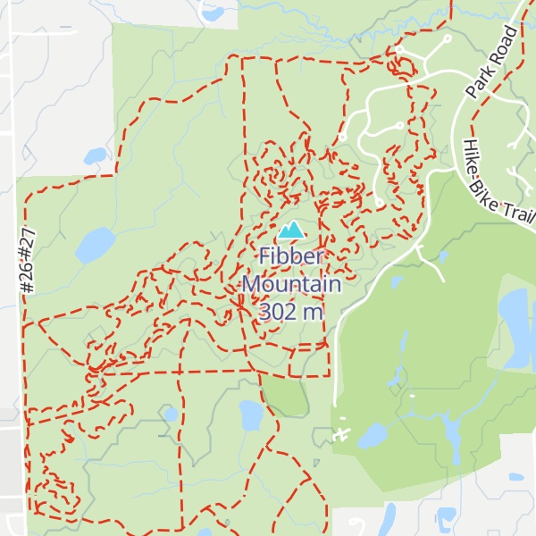Map of Mt. Sheldon