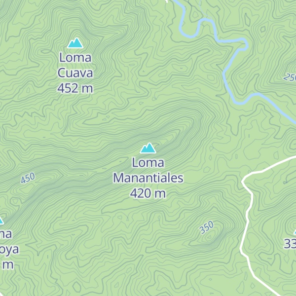Map of Loma Manantiales