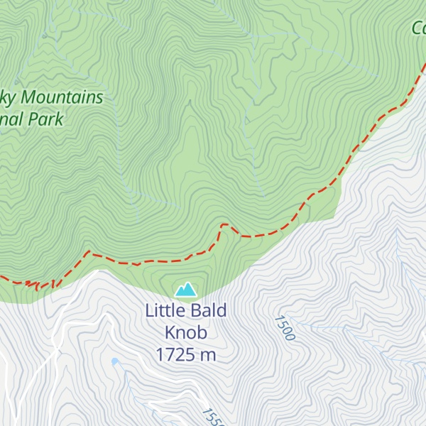 Map of Service Ridge