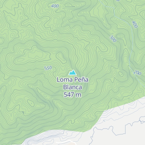 Map of Loma Peña Blanca