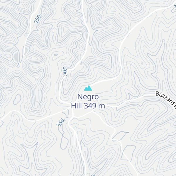 Map of Negro Hill