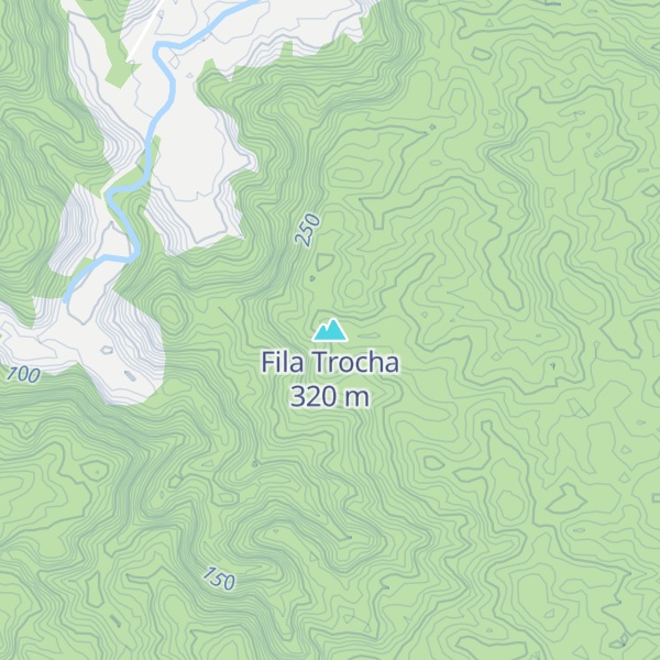Map of Fila Trocha