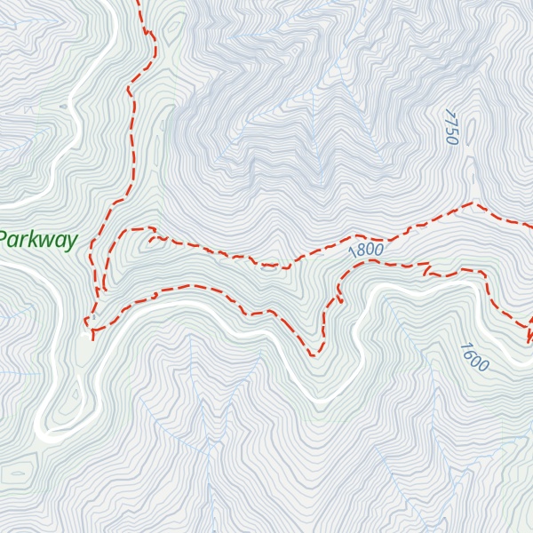 Map of Browning Knob