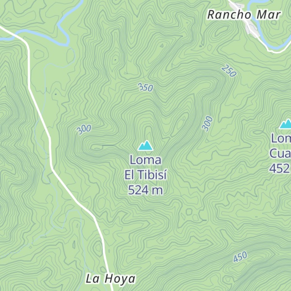 Map of Loma El Tibisí