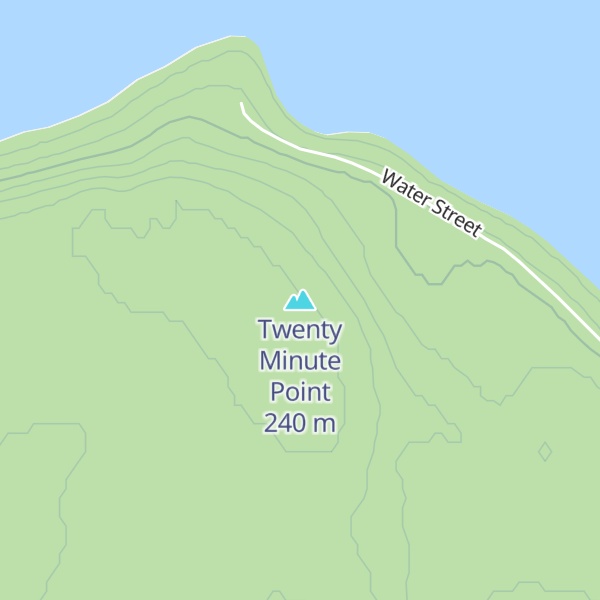 Map of Twenty Minute Point