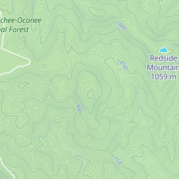 Map of Drip Nose Mountain