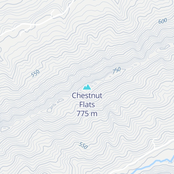 Map of Chestnut Flats