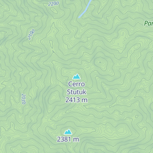 Map of Cerro Stutuk