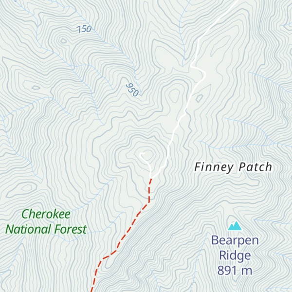Map of Stone Mountain