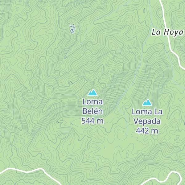 Map of Loma Belén