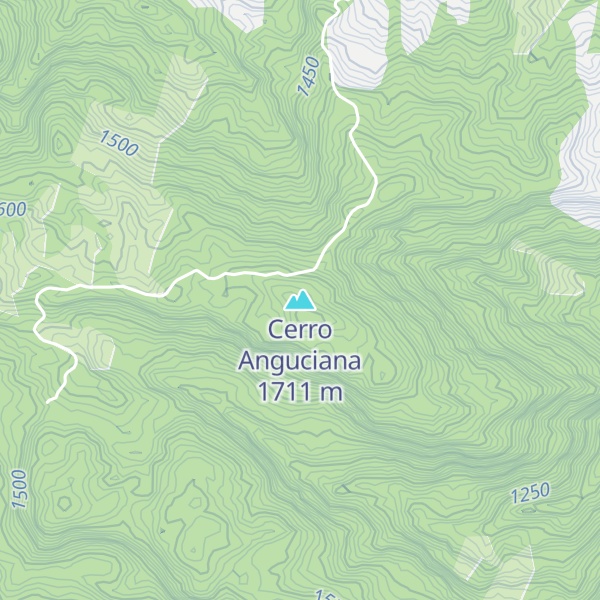 Map of Cerro Anguciana