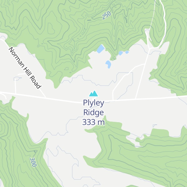 Map of Plyley Ridge