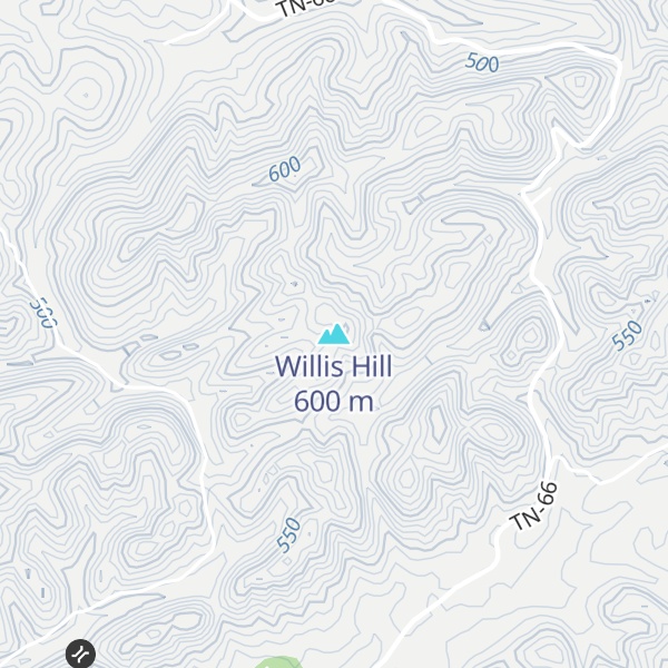 Map of Willis Hill