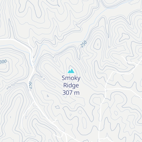 Map of Smoky Ridge