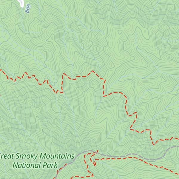 Map of Groundhog Ridge