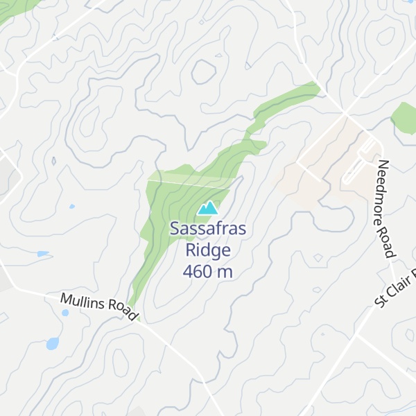 Map of Sassafras Ridge