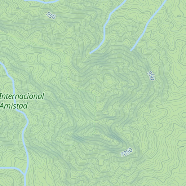 Map of Cerro Jacrón