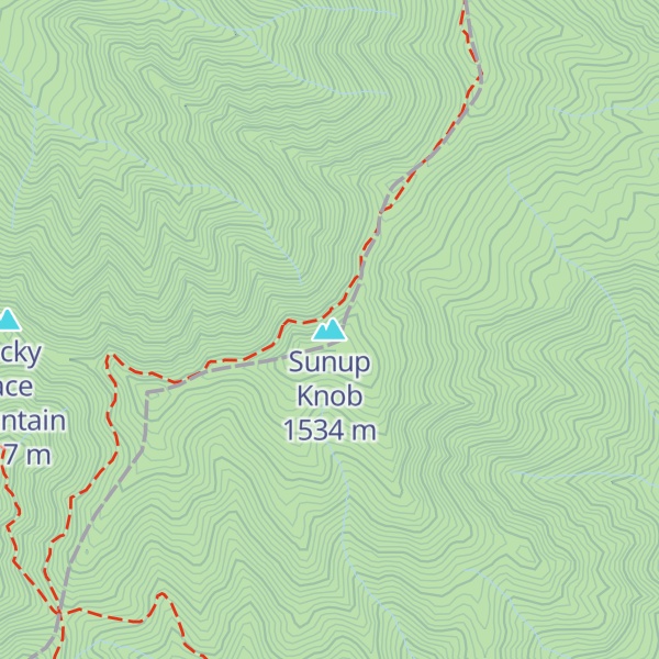 Map of Sunup Knob