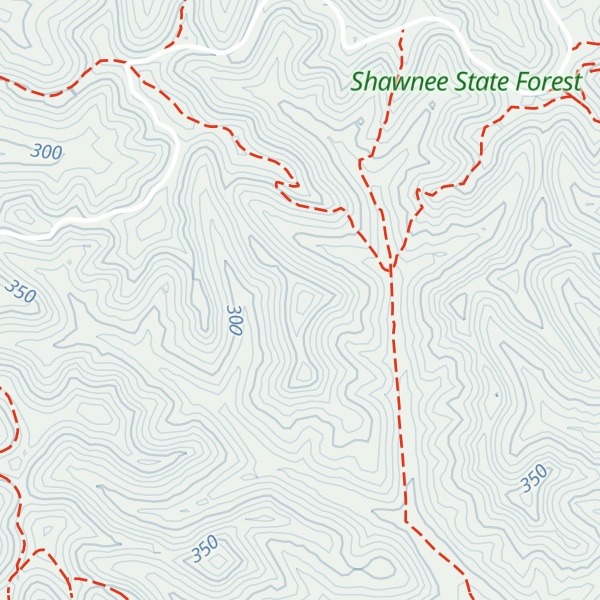 Map of Pyramid Mountain